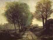 Lane near a Small Town Alfred Sisley